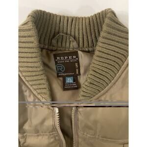 Roper Western Vest Mens Price Point OPP Brown XL (16-18)